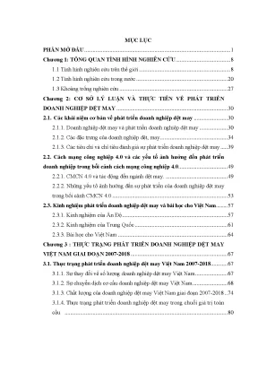 Doanh Nghiệp Dệt May Việt Nam Trong Cách Mạng Công