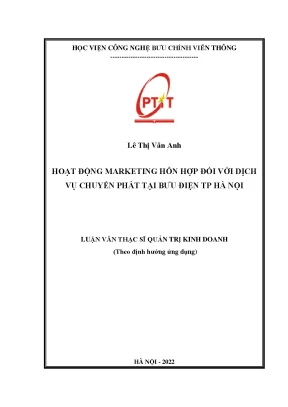 Chiến lược Marketing Hỗn Hợp cho Dịch Vụ Chuyển Phát tại 
