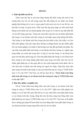 Hoàn thiện kiểm toán tiền lương tại UHY