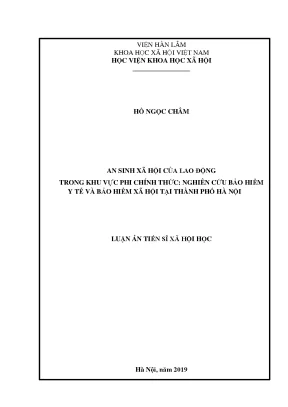 Nghiên cứu an sinh xã hội cho lao động phi chính thức 