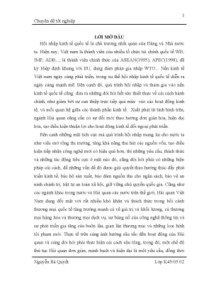 Thủ Tục Hải Quan Điện Tử: Lý Luận và Ứng Dụng