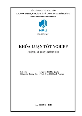 Tổ Chức Kế Toán Thanh Toán Hiệu Quả Tại Công Ty TNHH 