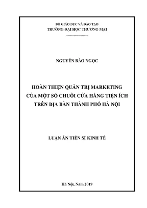 Nâng cao quản trị marketing cho chuỗi cửa hàng tiện ích 