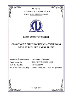 Tổ Chức Hội Họp Hiệu Quả Tại Văn Phòng Công Ty Điện Lực 