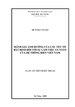 Đánh giá ảnh hưởng của yếu tố bất định đến an toàn hệ