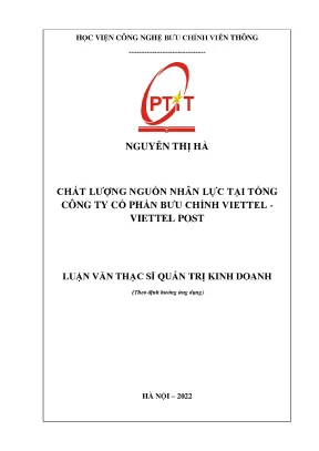 Nâng cao chất lượng nguồn nhân lực tại Viettel Post