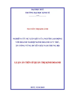 Nghiên cứu sự gắn kết của người lao động với doanh 