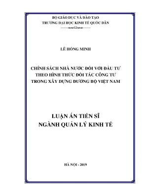 Chính sách nhà nước về đầu tư PPP trong xây dựng đường