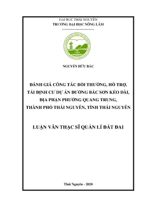 Đánh Giá Công Tác Bồi Thường và Tái Định Cư Dự Án Đường