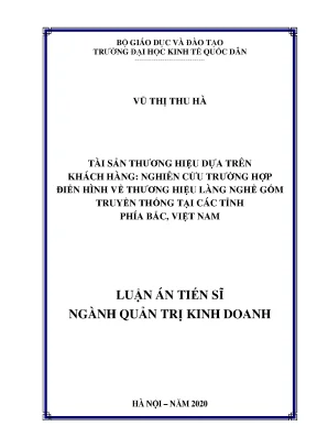 Nghiên cứu tài sản thương hiệu từ góc độ khách hàng: 