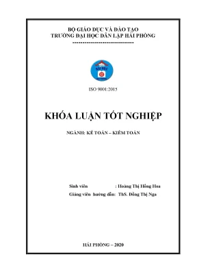 Tổ Chức Kế Toán Thanh Toán Hiệu Quả Tại Công Ty Cổ Phần 568