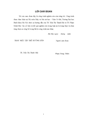 Nghiên cứu bôi trơn nhiệt thủy động của ổ đầu to thanh 