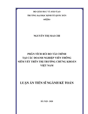 Phân Tích Rủi Ro Tài Chính Doanh Nghiệp Viễn Thông Niêm