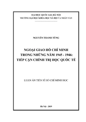 Nghiên cứu ngoại giao Hồ Chí Minh 1945-1946: Tiếp cận 