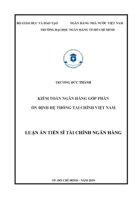 Kiểm toán ngân hàng và ổn định tài chính Việt Nam