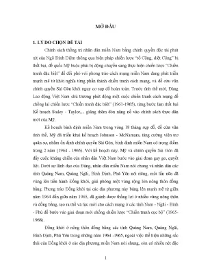 Phong trào Đồng Khởi ở nông thôn miền Trung 1964-1965