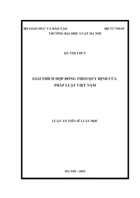 Giải thích hợp đồng theo pháp luật Việt Nam