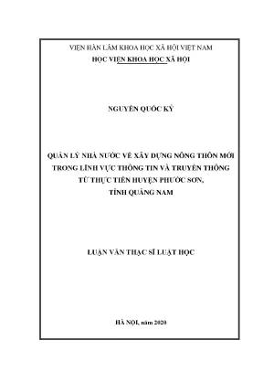 Quản lý nhà nước trong xây dựng nông thôn mới: Thực tiễn