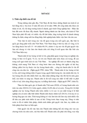 Tạo việc làm cho thanh niên nông thôn Thái Nguyên