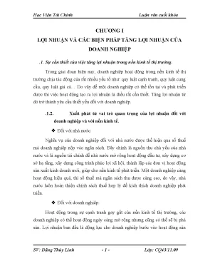 Tăng Lợi Nhuận Doanh Nghiệp: Các Biện Pháp Hiệu Quả