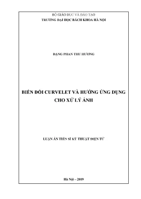 Biến đổi Curvelet và Ứng Dụng Trong Xử Lý Ảnh