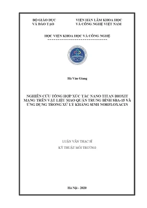 Nghiên cứu xúc tác nano titan đioxit trên vật liệu