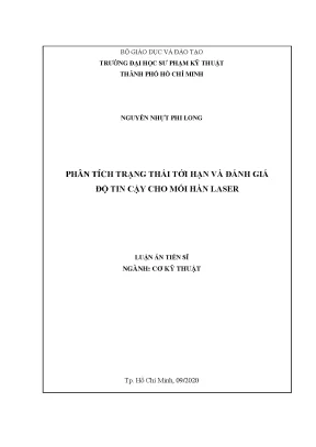 Phân Tích Trạng Thái Tới Hạn và Đánh Giá Độ Tin Cậy Mối 