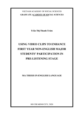 Sử dụng video để tăng cường sự tham gia của sinh viên 