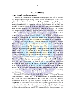 Hoàn thiện kiểm toán nội bộ tại các tổng công ty thuộc 