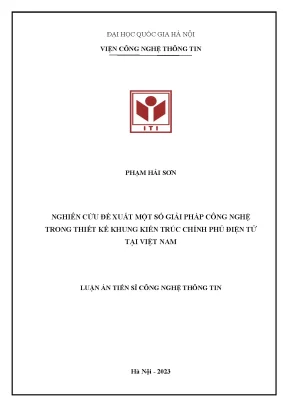 Giải pháp công nghệ cho thiết kế khung kiến trúc chính 