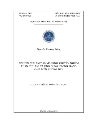 Nghiên cứu mô hình truyền nhiễm phân thứ mờ trong mạng