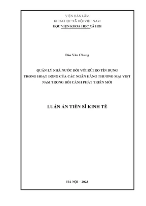 Quản lý rủi ro tín dụng tại ngân hàng thương mại Việt