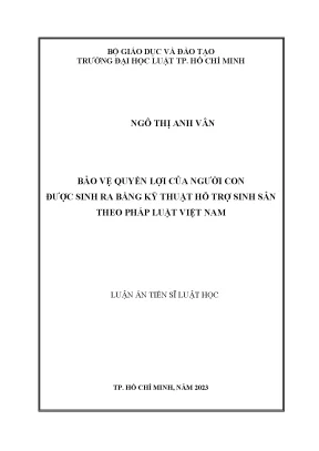 Bảo vệ quyền lợi trẻ sinh ra từ kỹ thuật hỗ trợ sinh sản 