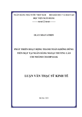 Phát triển thanh toán không dùng tiền mặt tại Ngân hàng