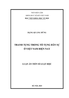 Tranh Tụng Trong Tố Tụng Dân Sự Việt Nam: Thực Trạng và