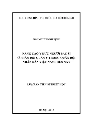 Nâng cao y đức bác sĩ quân y trong quân đội nhân dân