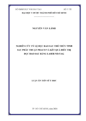 Nghiên cứu tỷ lệ và điều trị đục bao sau phẫu thuật 