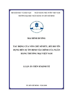 Tác động của vốn chủ sở hữu và rủi ro tín dụng đến ổn