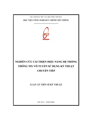 Cải thiện hiệu năng hệ thống thông tin vô tuyến với kỹ