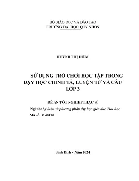 Phương Pháp Dạy Học Tiểu Học Qua Trò Chơi: Nâng Cao Kỹ 