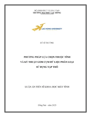 Phương Pháp Lựa Chọn Thuộc Tính và Kỹ Thuật Gom Cụm Dữ 