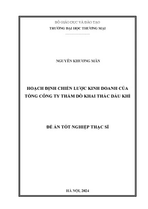 Chiến lược kinh doanh tổng công ty thăm dò và khai thác