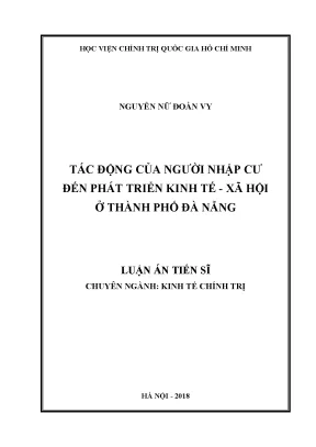 Tác động của người nhập cư đến phát triển kinh tế xã hội