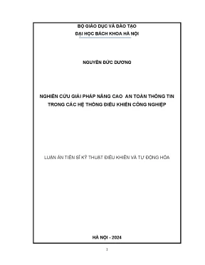 Giải pháp nâng cao an toàn thông tin cho hệ thống điều