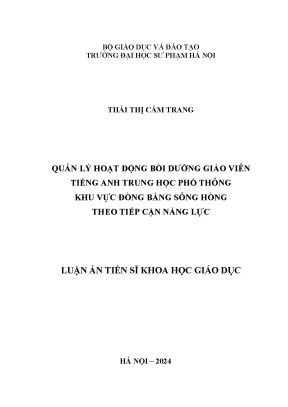 Nâng cao năng lực giáo viên tiếng Anh THPT khu vực Đồng