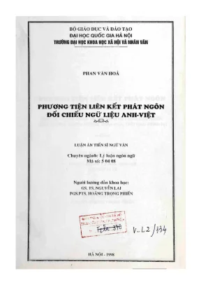 Nghiên cứu ngôn ngữ: Phương tiện liên kết và đối chiếu 