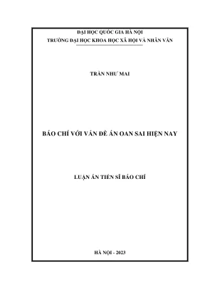 Nghiên cứu án oan sai trong báo chí hiện đại