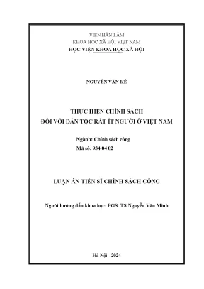 Chính sách hỗ trợ dân tộc thiểu số ở Việt Nam