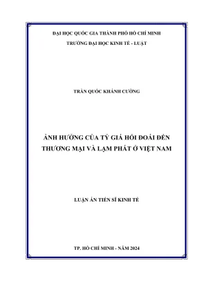 Tác động của tỷ giá hối đoái đến thương mại và lạm phát 