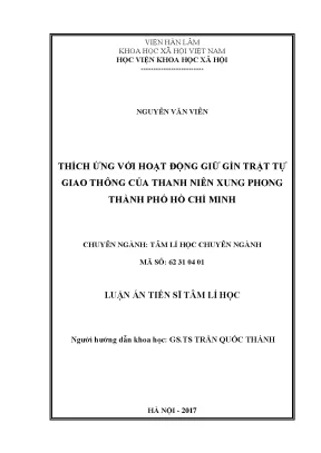 Nghiên cứu tâm lý học về thanh niên xung phong và trật